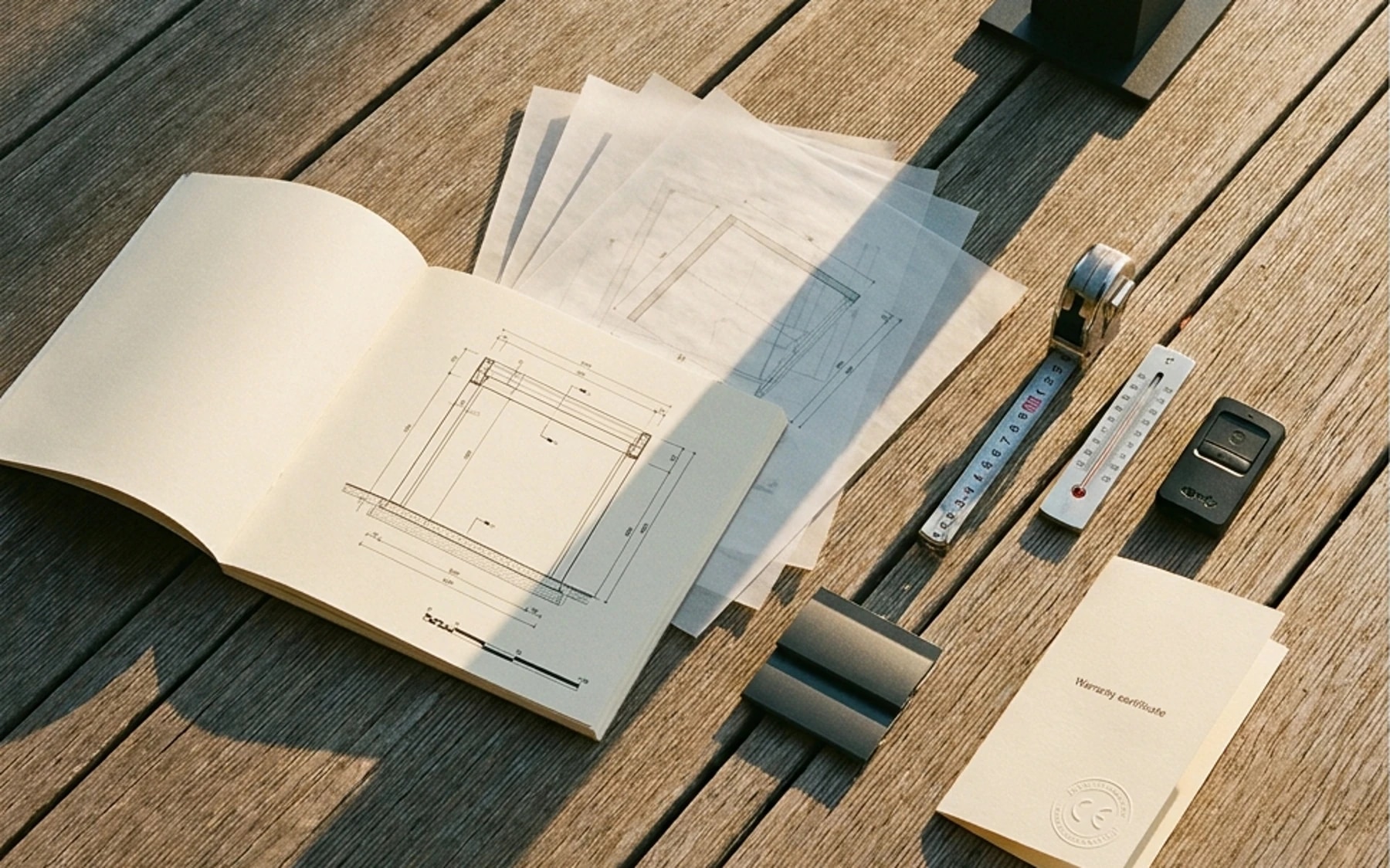 Tyli architektūrinė pergolės silueto nuotrauka saulėlydžio metu