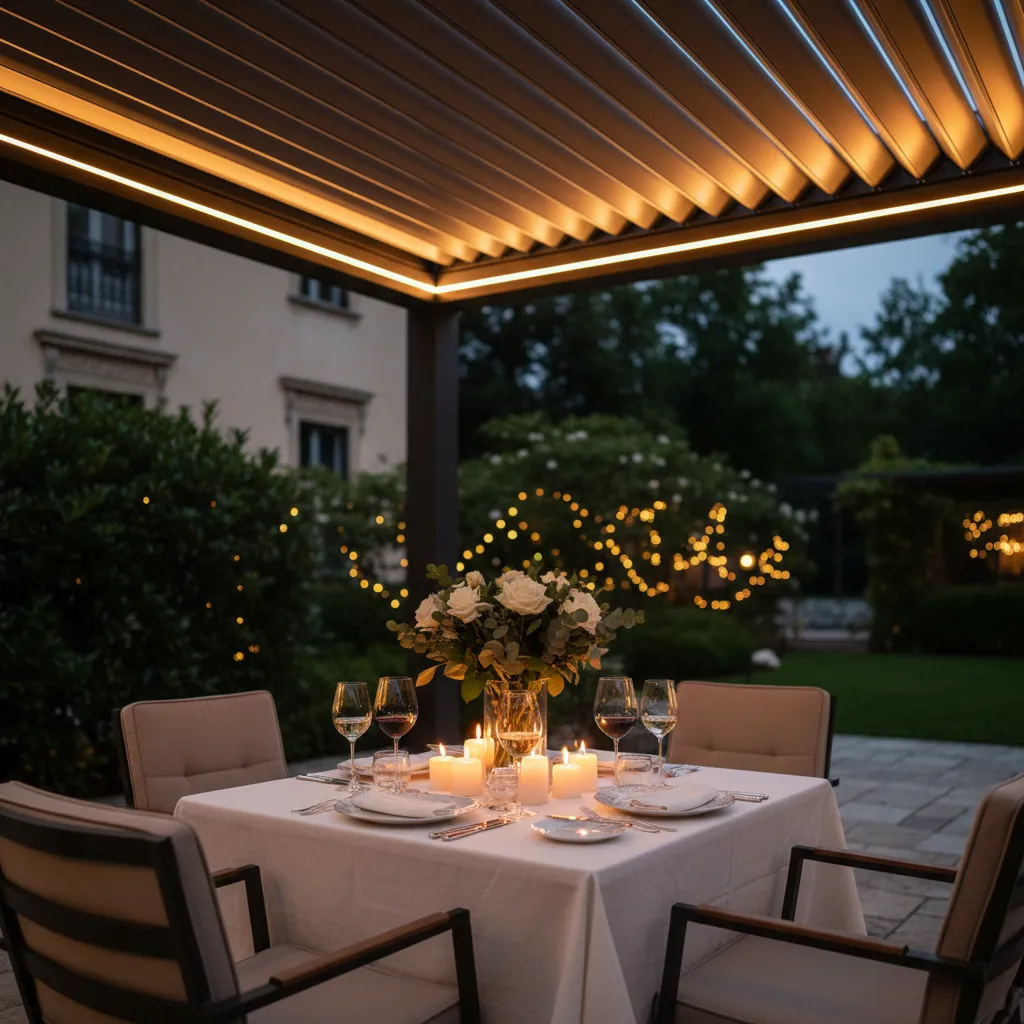 Vakarienė dviems žvakių šviesoje