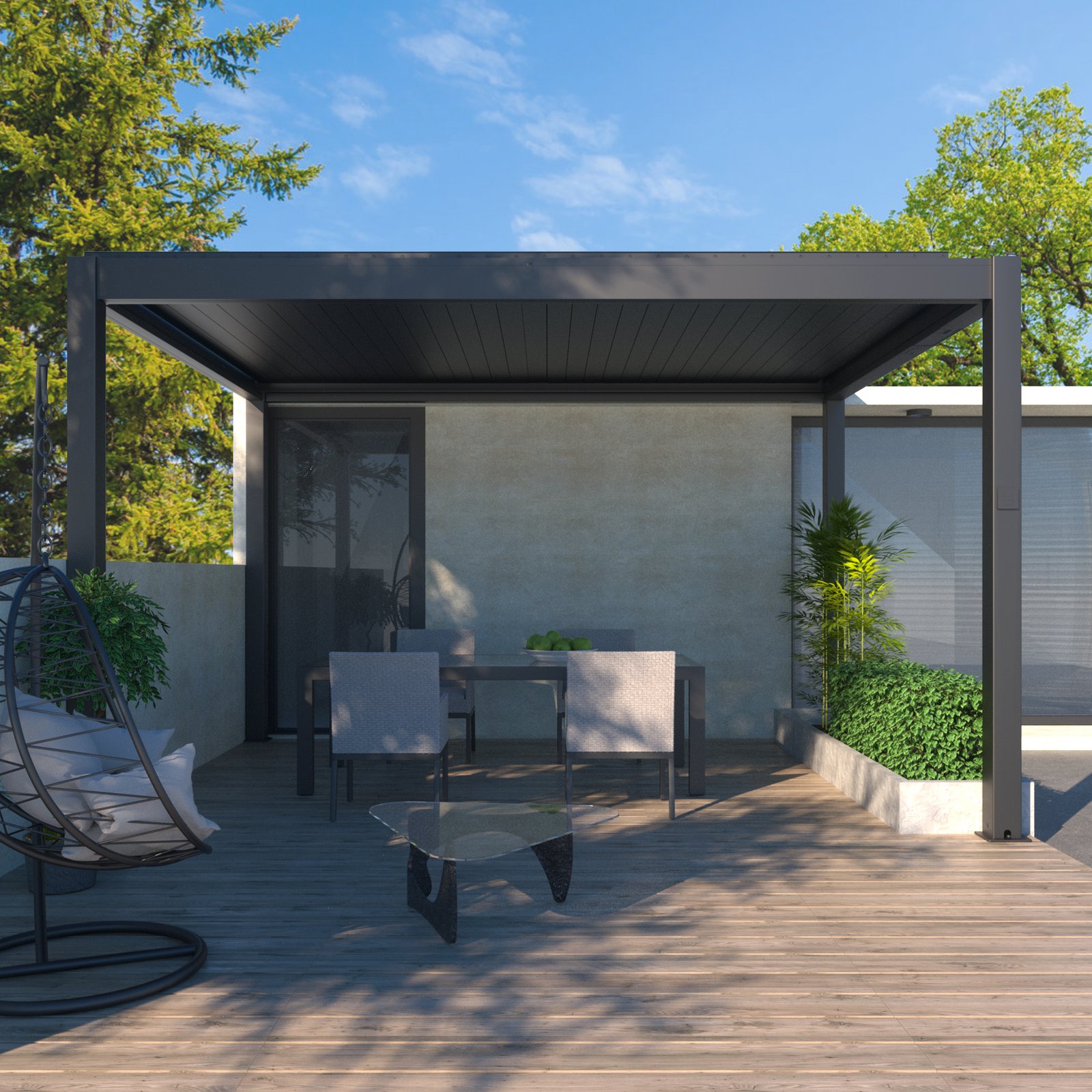 The Top Modern Aluminum Pergola Designs for Rooftop Gardens